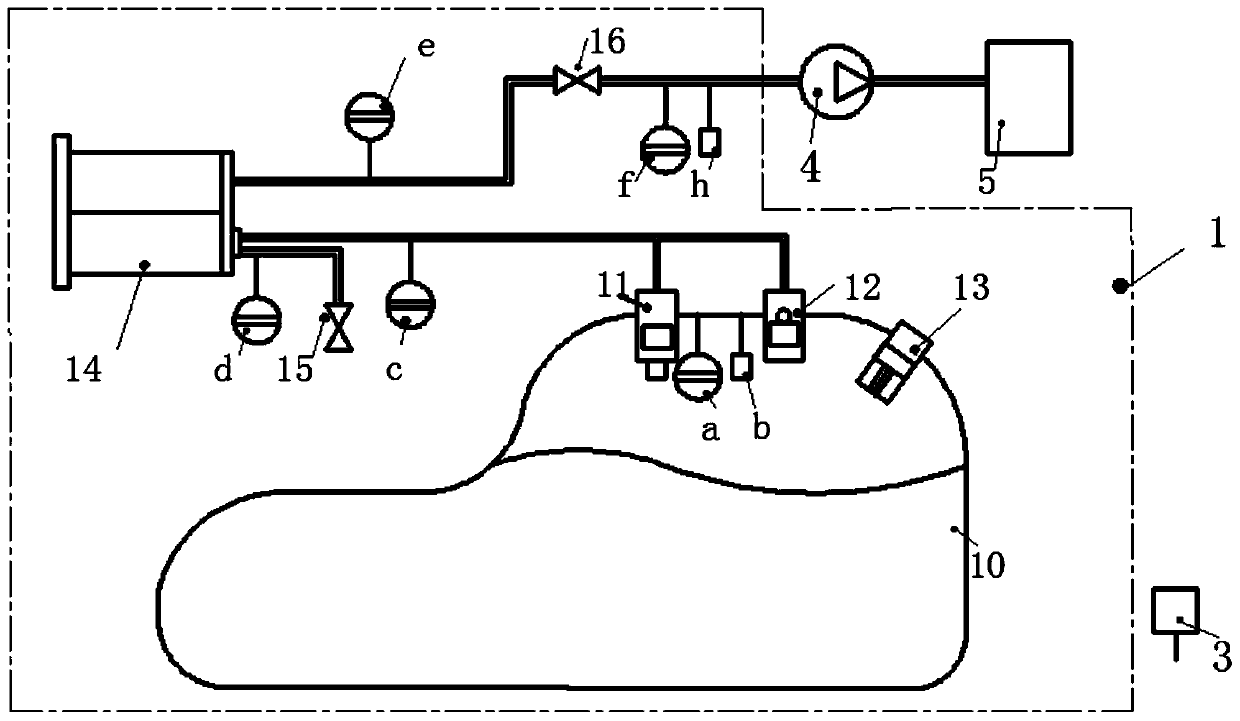 A system and method for leak monitoring of fuel evaporation system