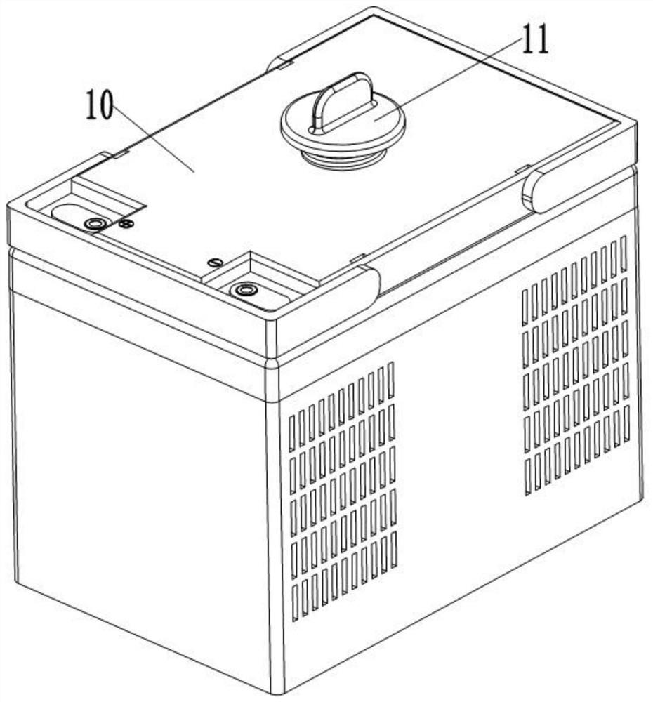 Wind power circulation type rapid heat dissipation inverter power supply