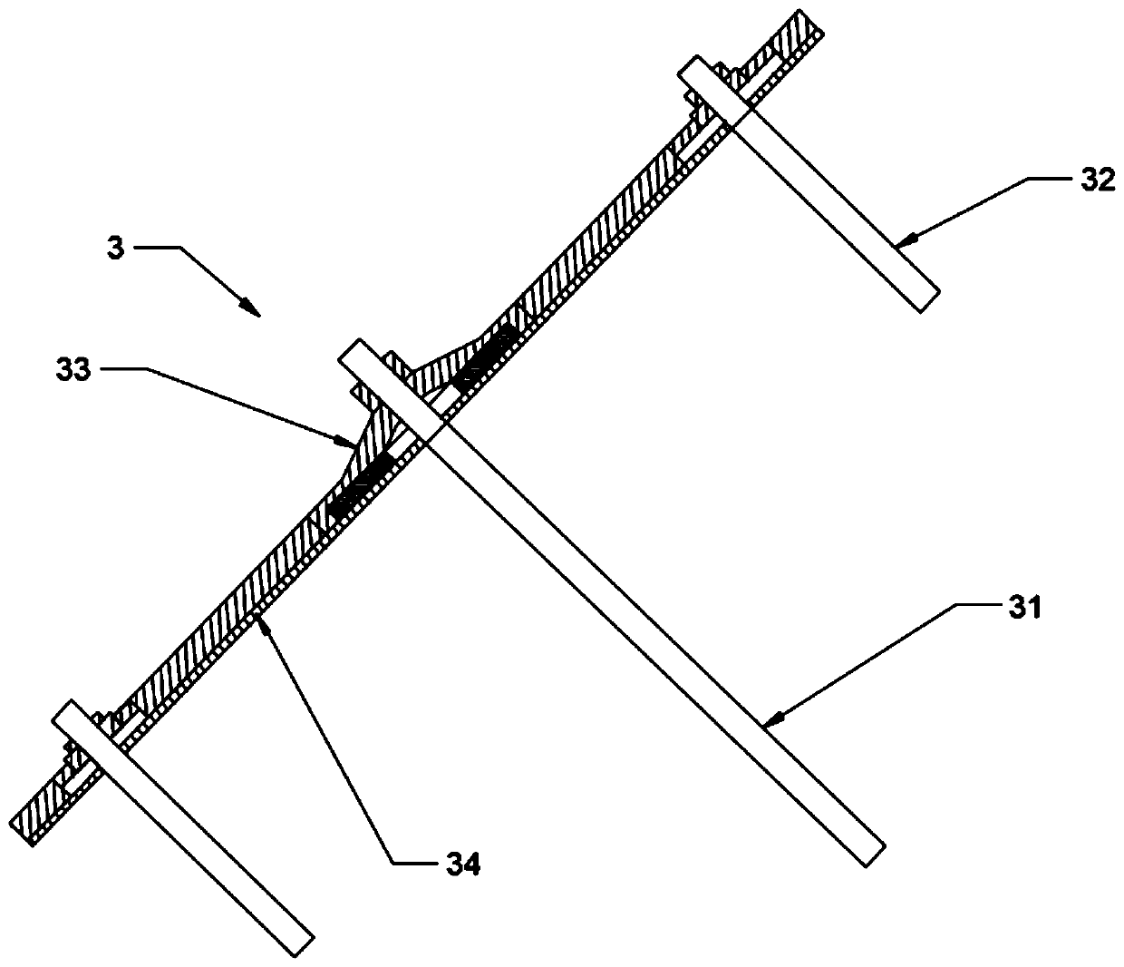 Method for enhancing stability of landslide slope of abandoned mine