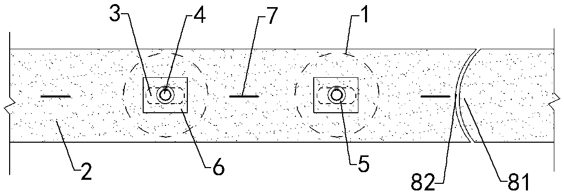 Fully-prefabricated pile top crown beams capable of being recycled, and construction method thereof