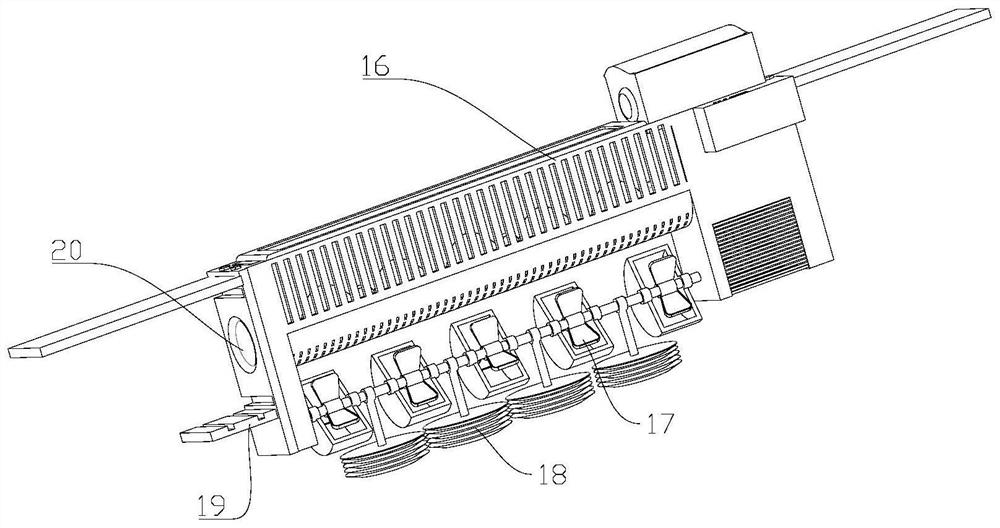 Small river channel automatic cleaning device