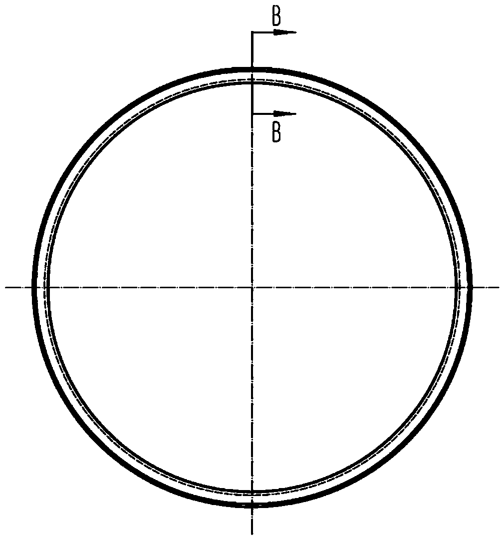 Self-centering sealing piece for achieving floating through gas pressure difference action and mounting method of self-centering sealing piece