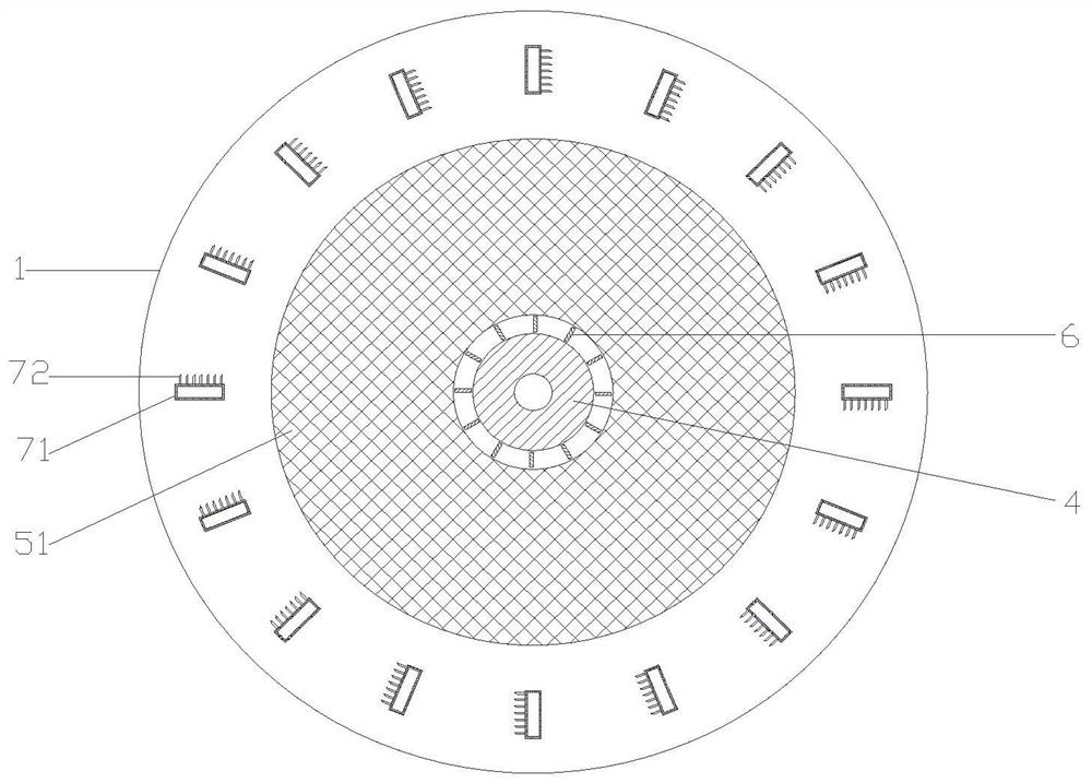 Hypergravity rotating bed for polymer devolatilization granulation and application method of hypergravity rotating bed