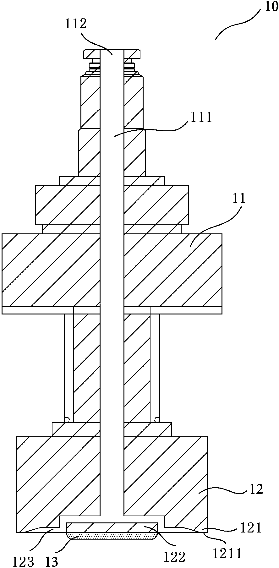 Vacuum chuck and bracket type vacuum adsorption equipment provided with vacuum chuck