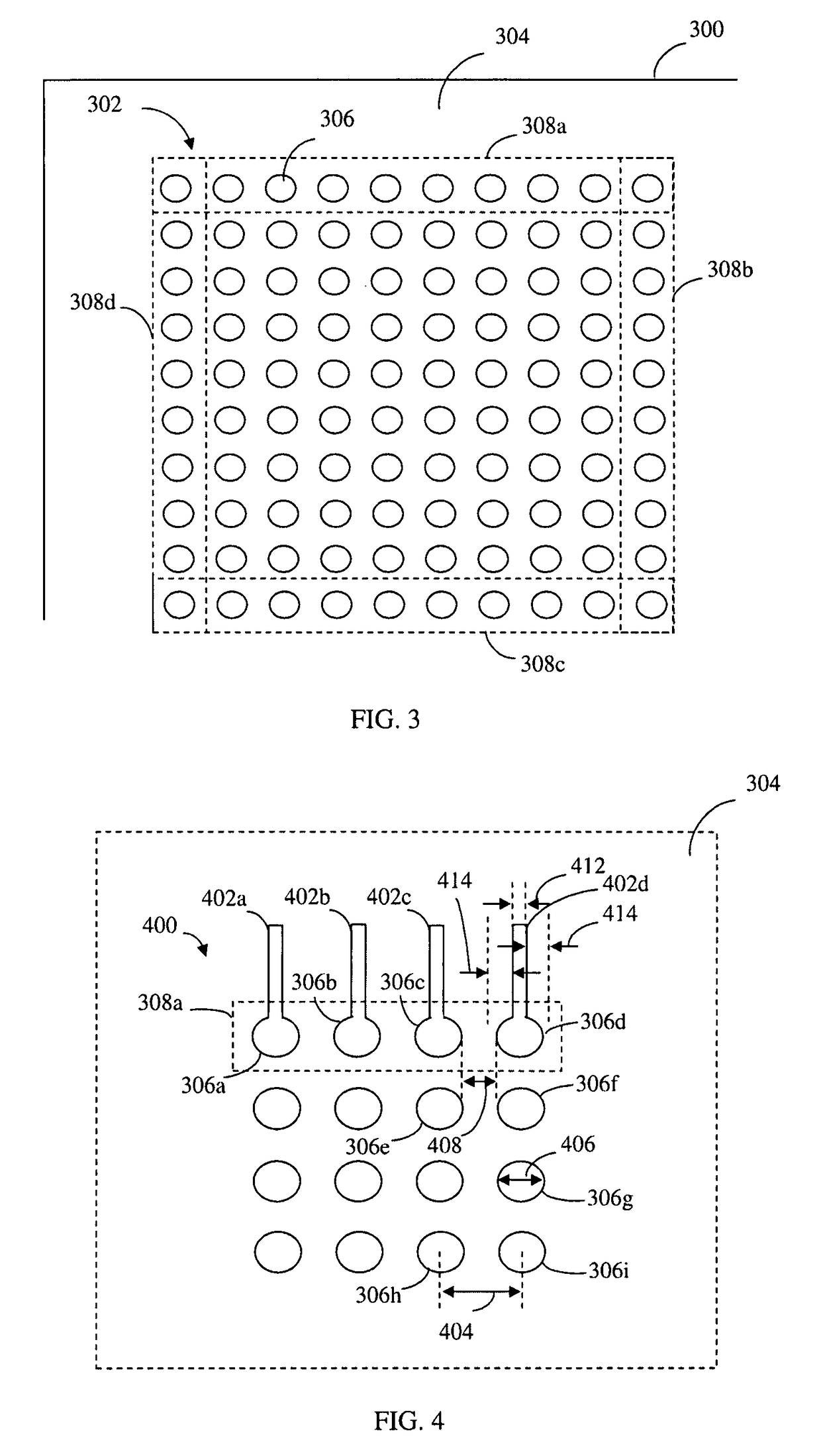 Oblong peripheral solder ball pads on a printed circuit board for mounting a ball grid array package