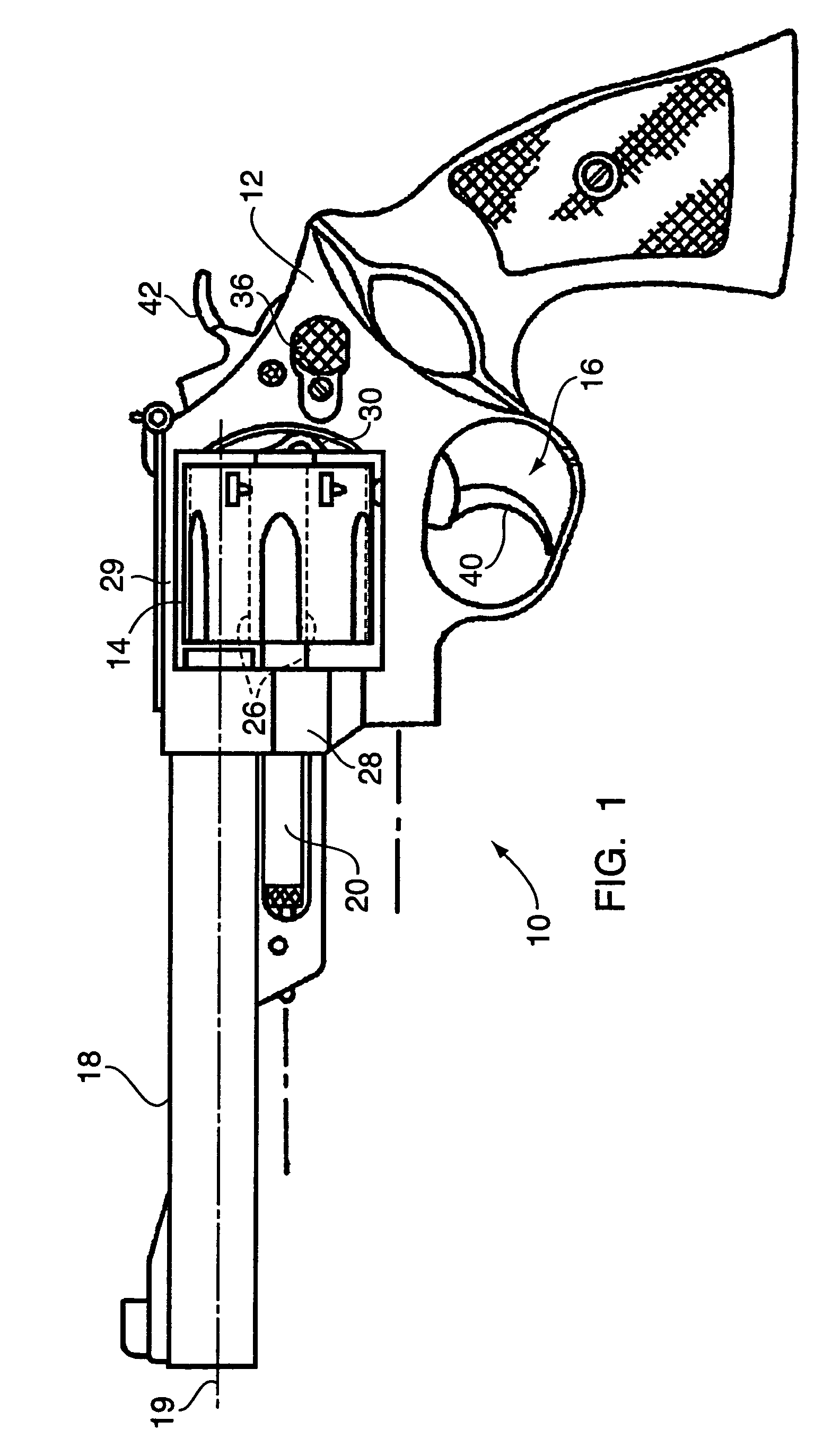 Revolver for firing high velocity ammunition