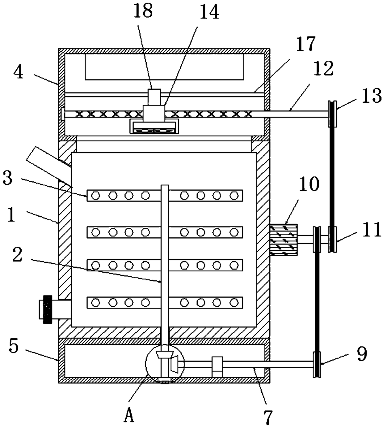 Fermentation packaging device for biological fertilizer processing