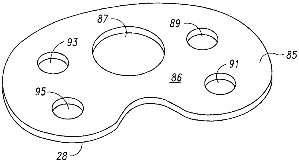 Prosthesis with surfaces having different textures and manufacturing method therefor