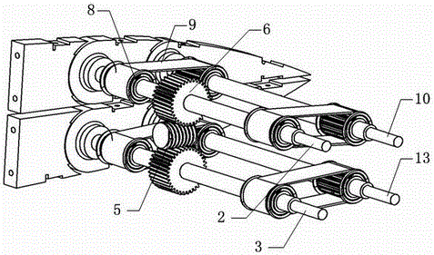 Morphing wing trailing edge driven based on shape memory alloy and deflection method thereof