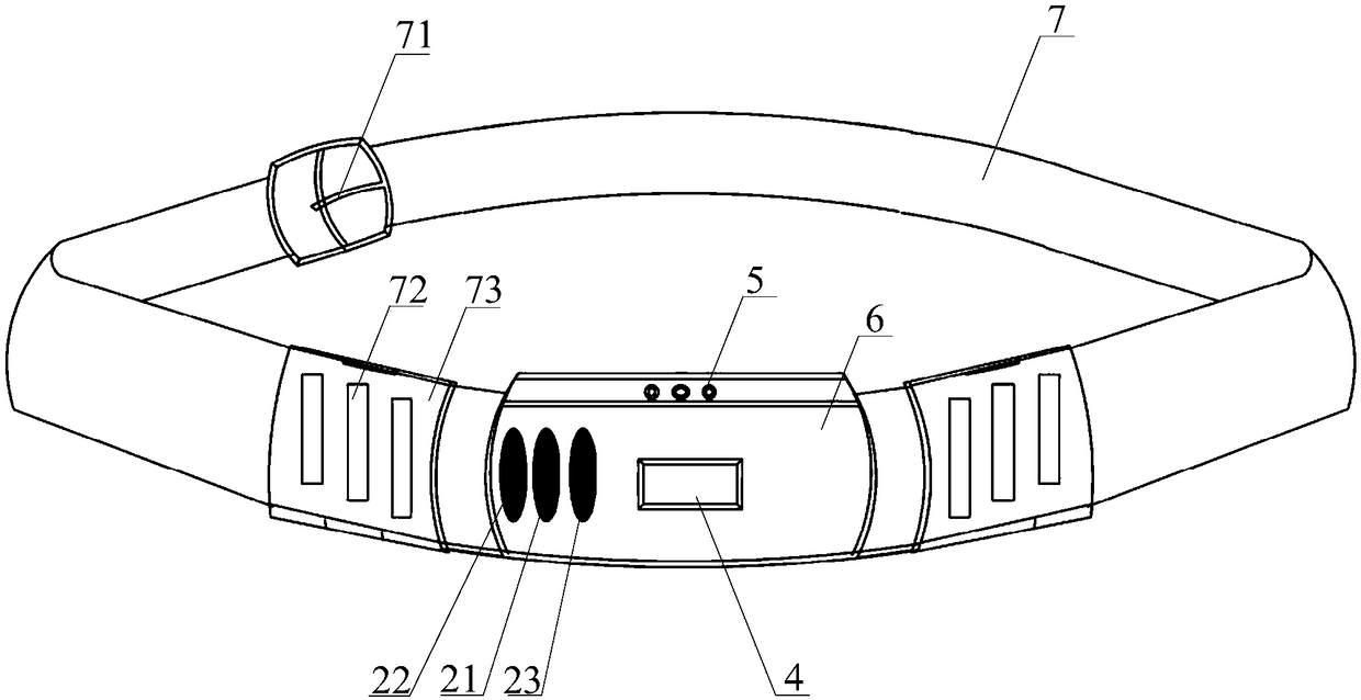 Intelligent monitoring device for core muscles and training monitoring method