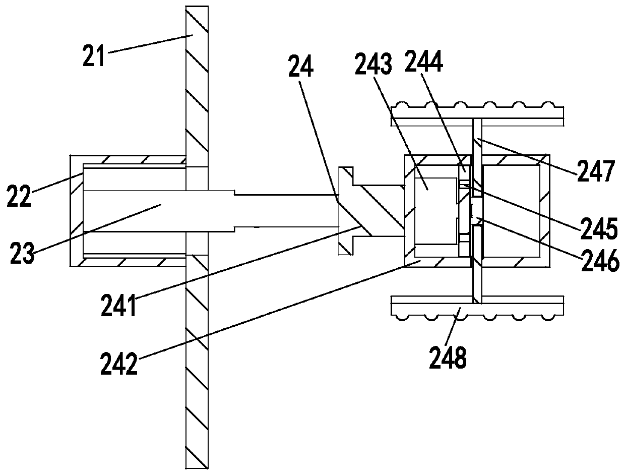 A robot for rubber hose cutting