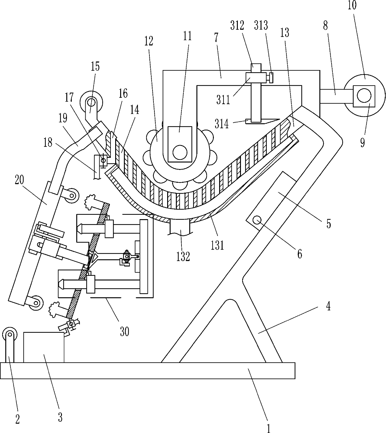 Long blanket intelligent cleaning equipment