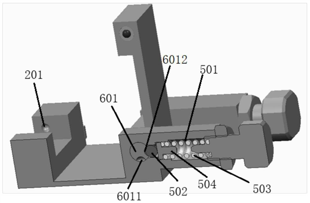 Pipeline fixing device and pipeline fixing method for space station