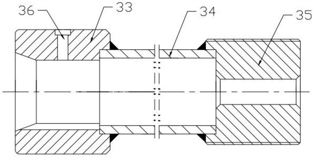 Lathe spindle center hole opening device