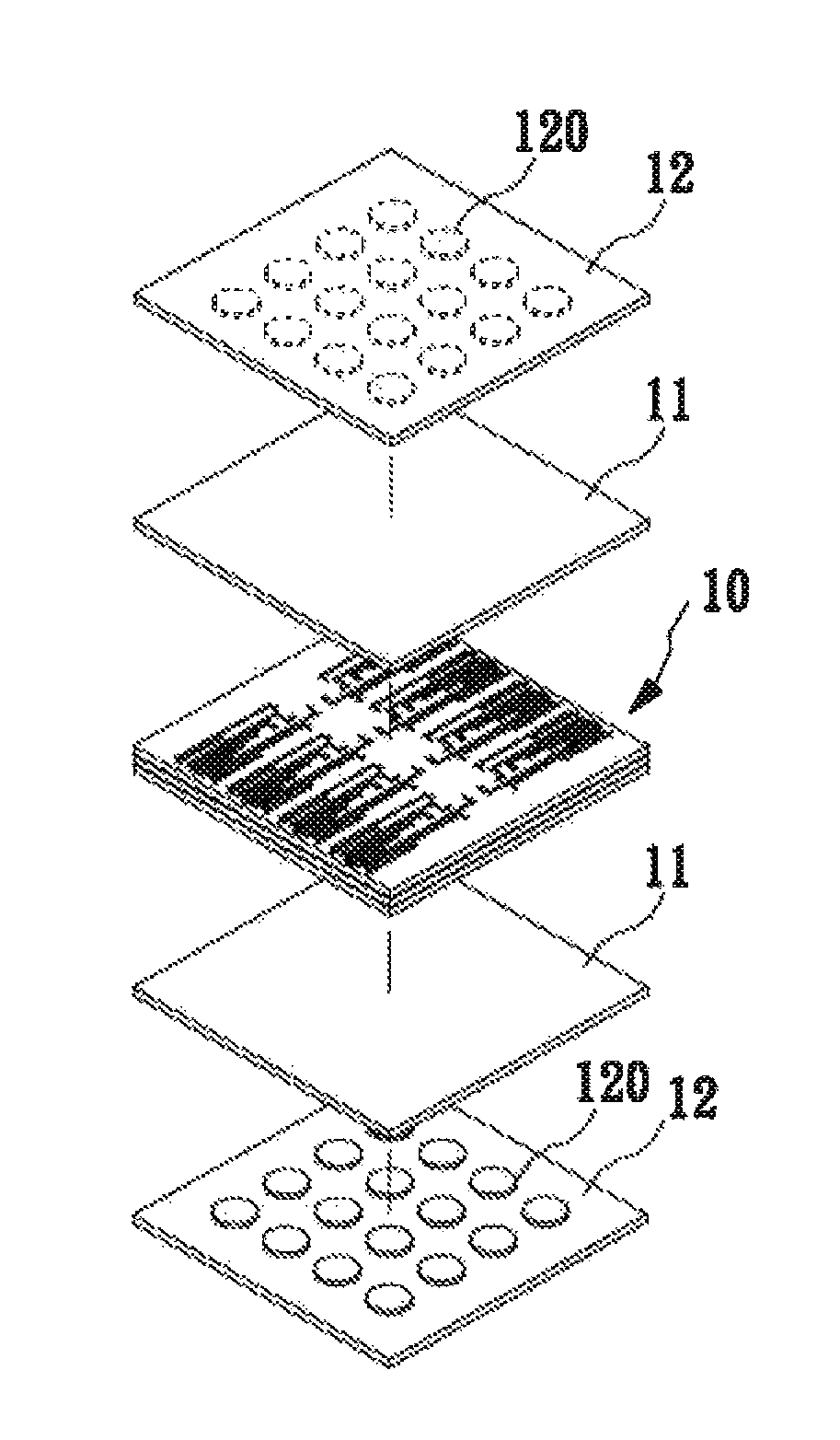 Triaxial piezoelectric sensor