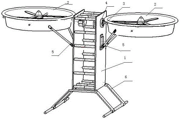 Tilting double-duct subminiature unmanned plane