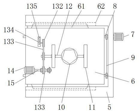 A three-axis workpiece clamping seat for CNC lathe processing