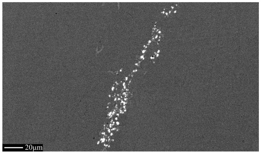 Method for refining rare earth inclusions in super stainless steel