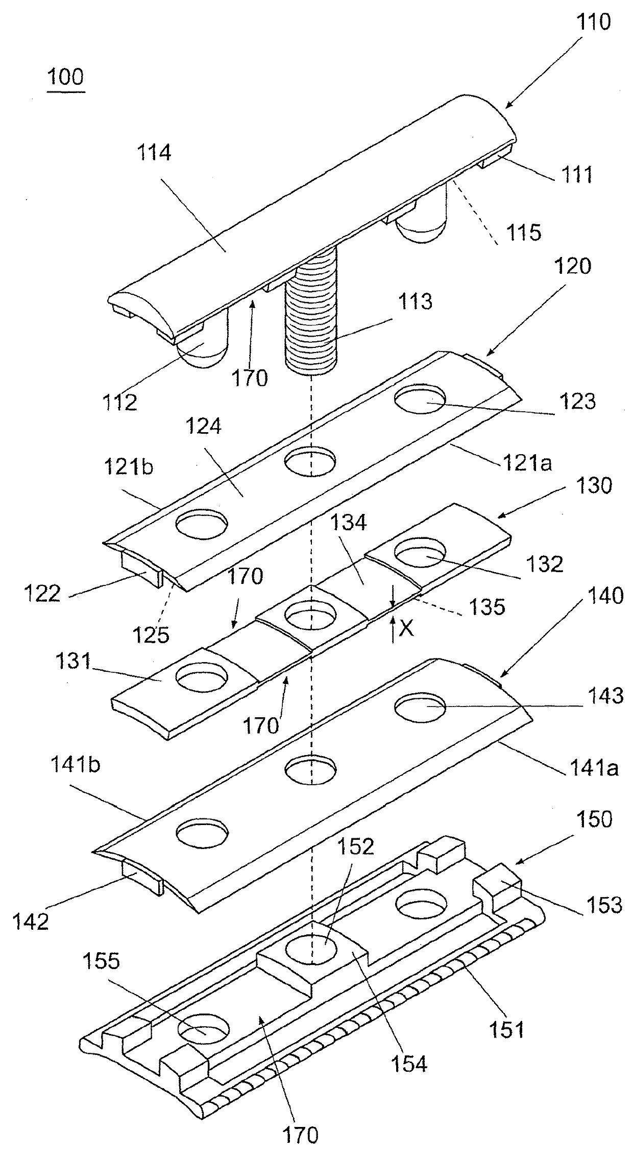 Razor blade assembly