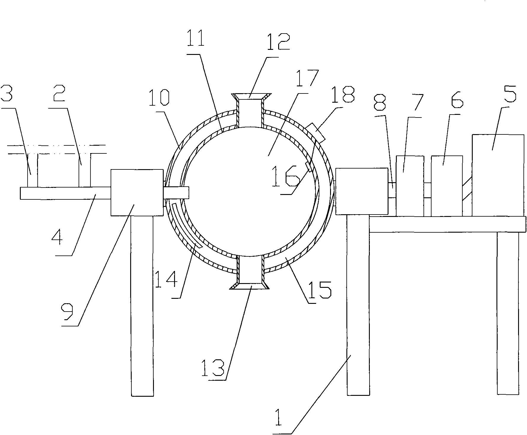 Automatic rotary microbial spore incubator