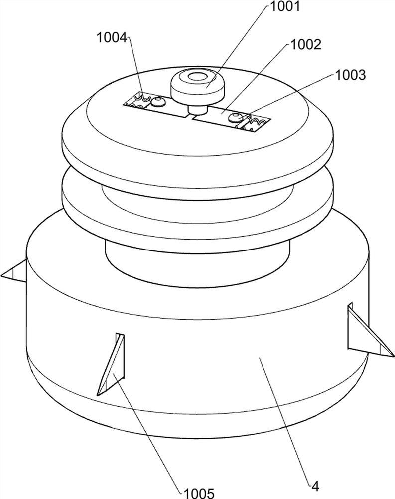 Solid medicine crushing and stirring device for burn department