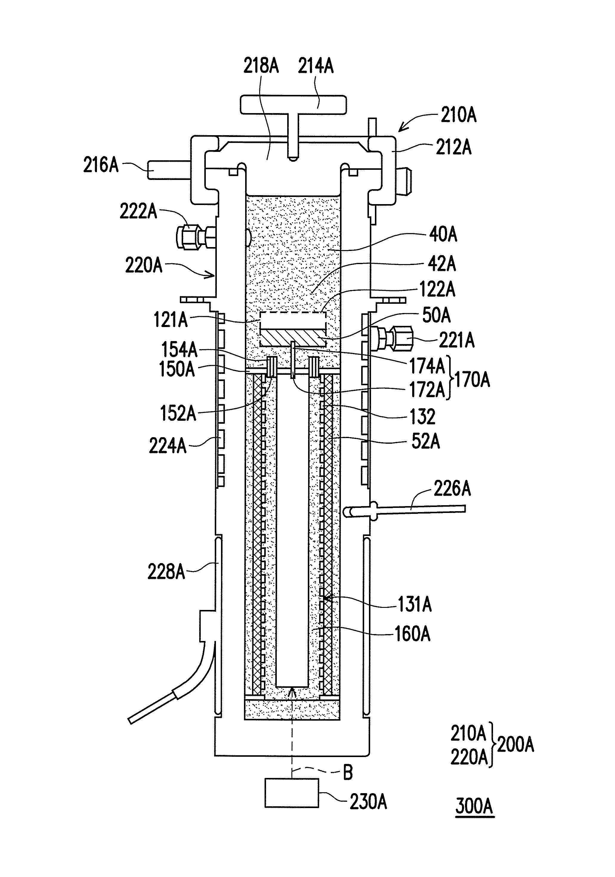 Dyeing device and dyeing apparatus