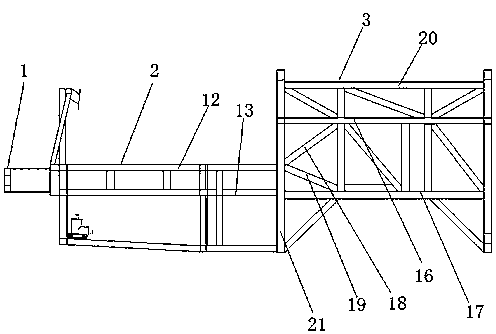 A kind of automobile and its frame