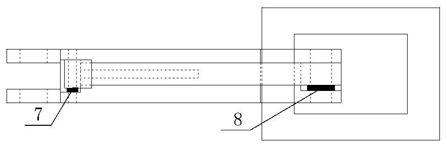 A cargo deflection angle traction conversion device