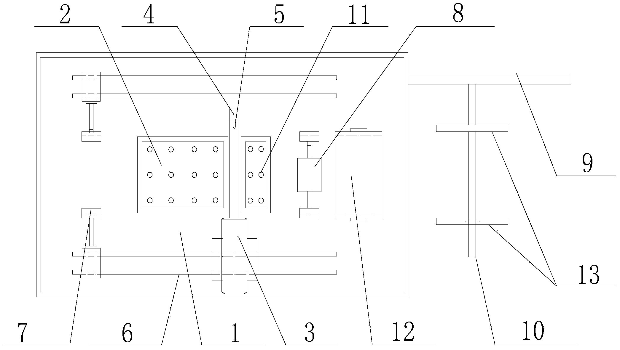 Clapboard paper cutting mechanism