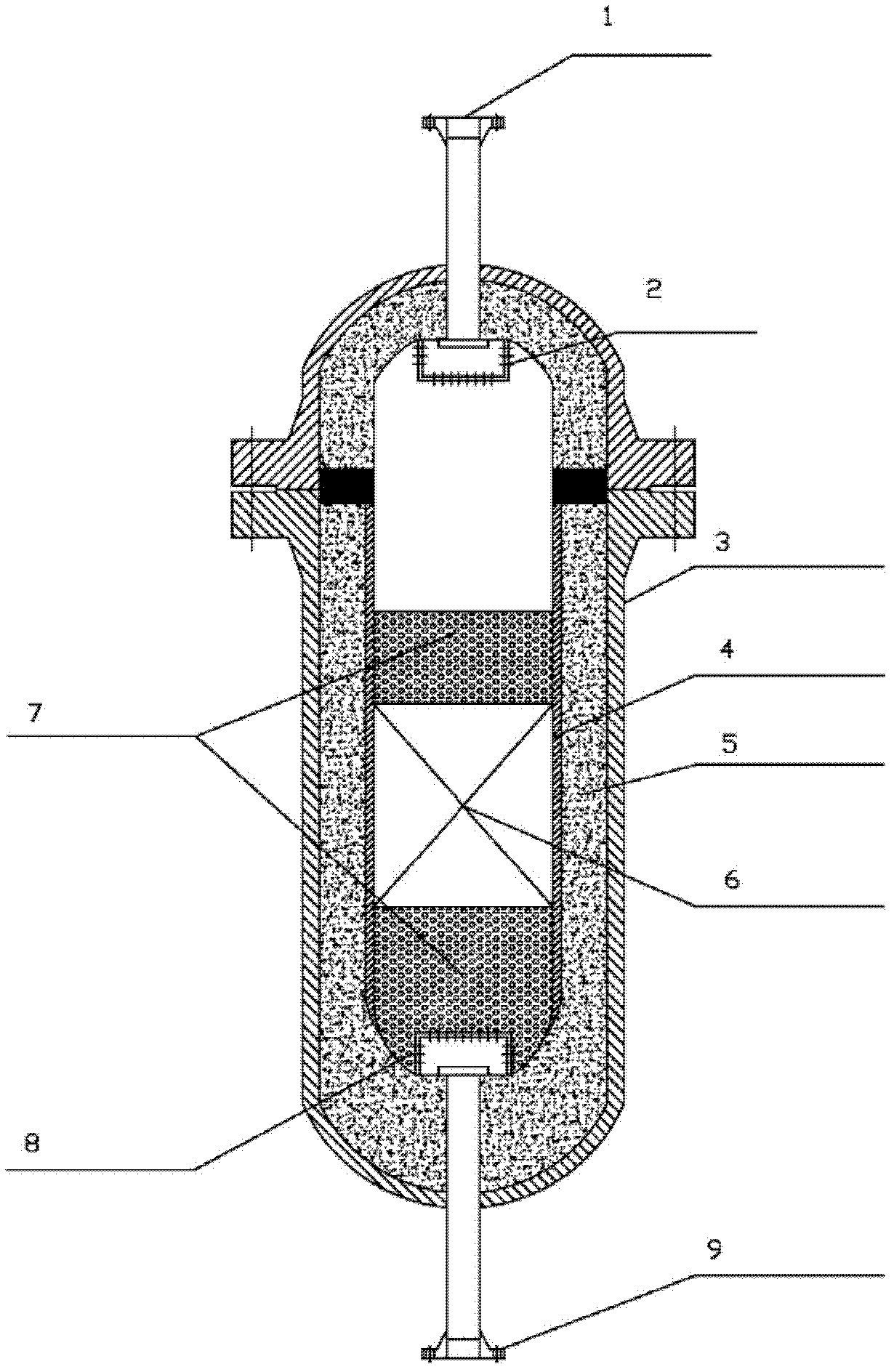 High temperature methanation reactor