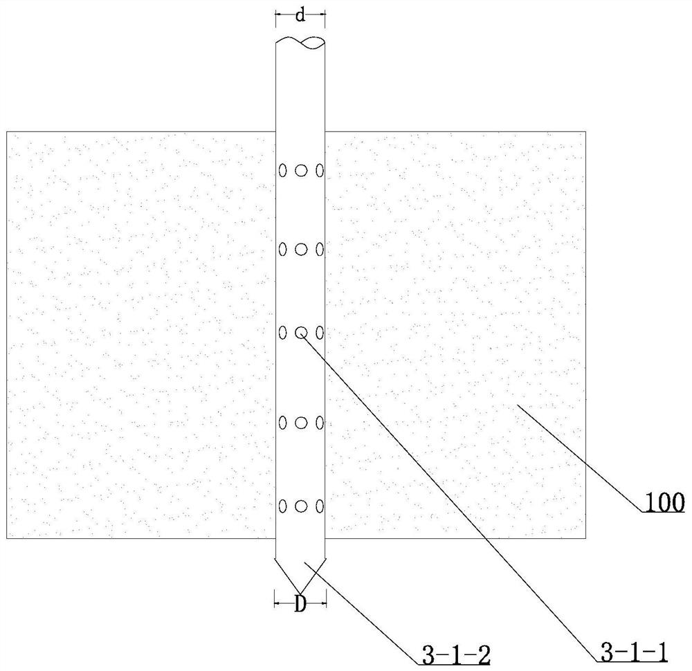 Composite foundation and foundation reinforcement construction method for offshore wind turbines