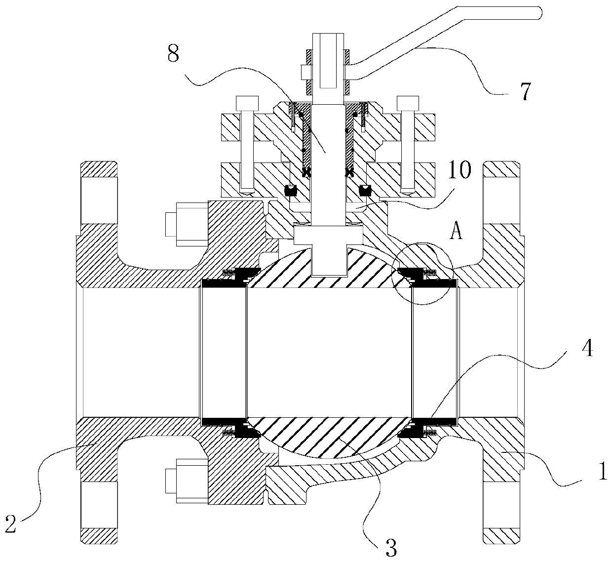 High sealing ball valve