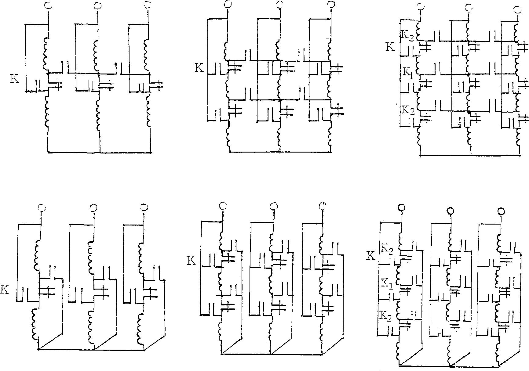 Capacity-expanding main circuit of railway train AC traction electric motor