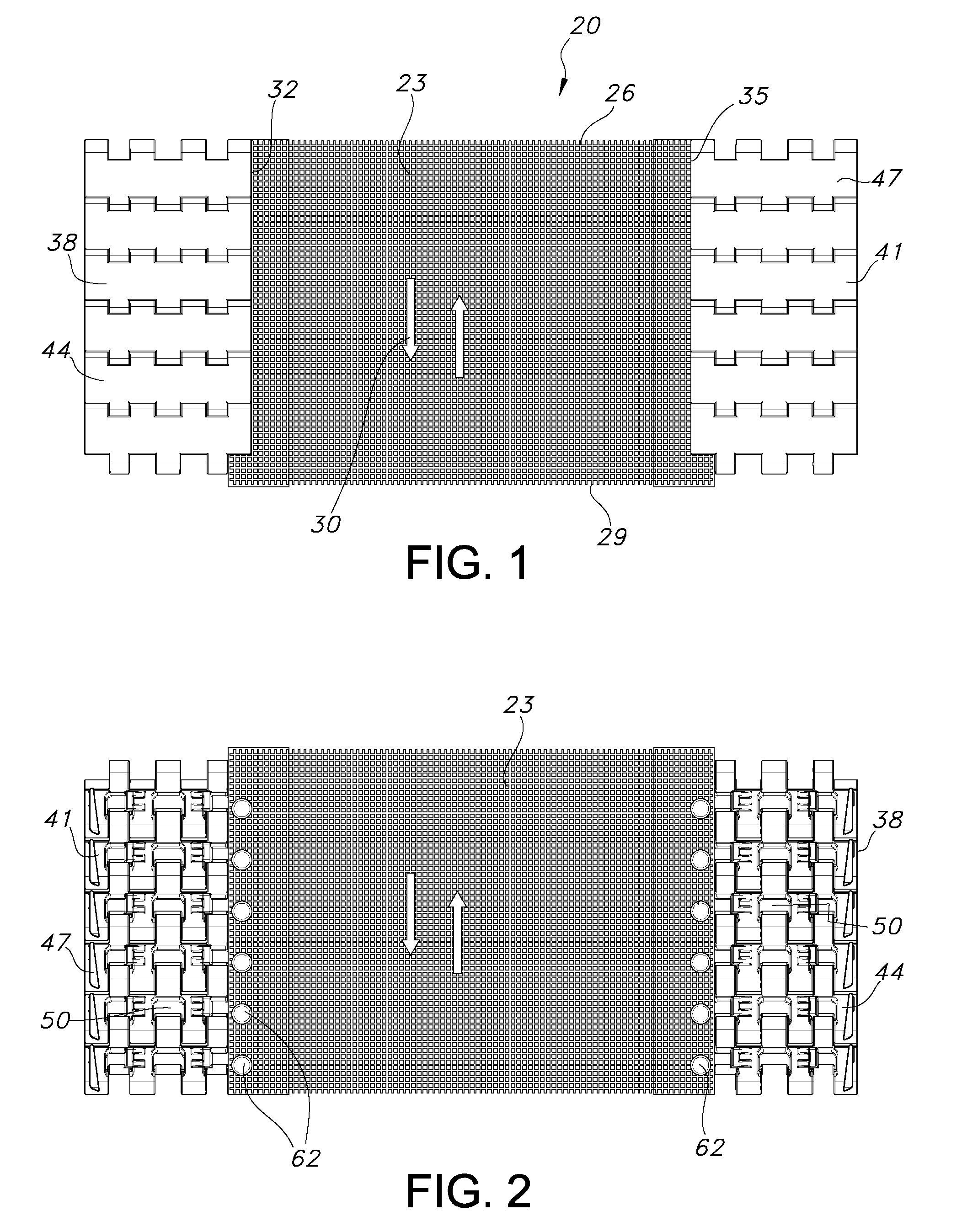 Hybrid mesh belt