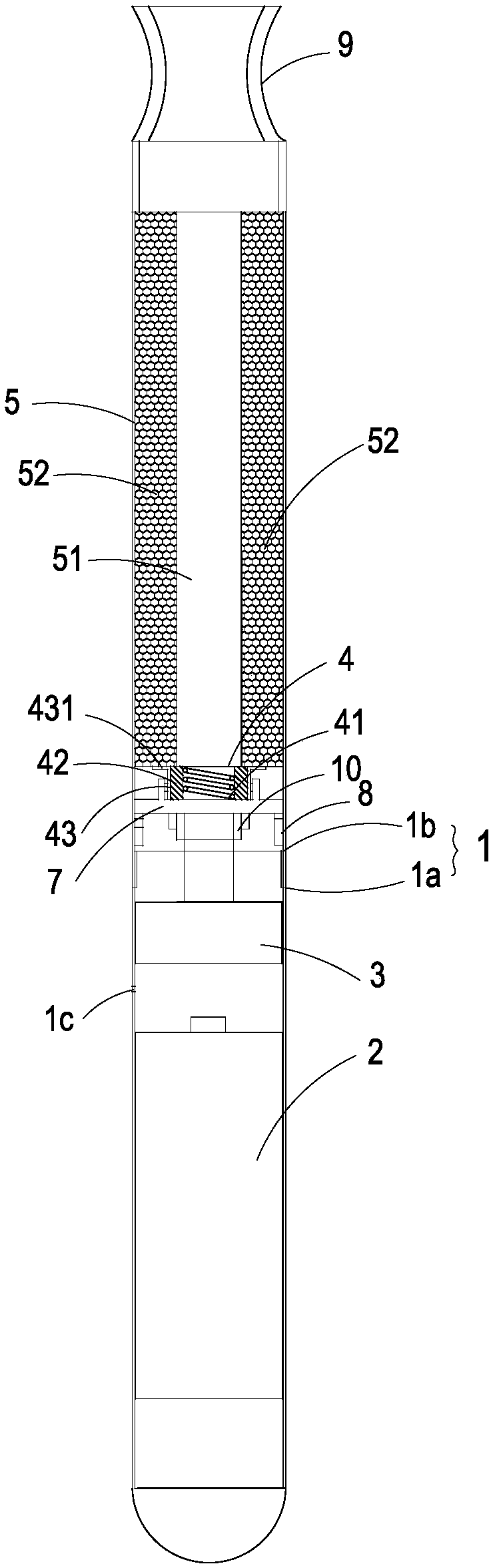 Driving module of electronic cigarette