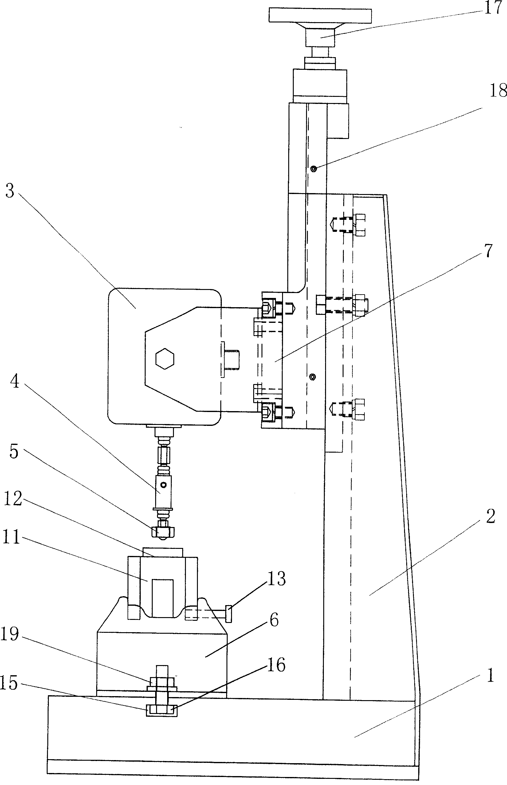 Small load impact wear testing machine