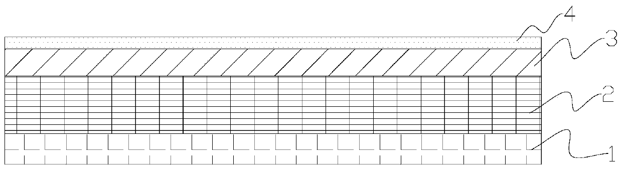 Preparation method for sandstone paster stone