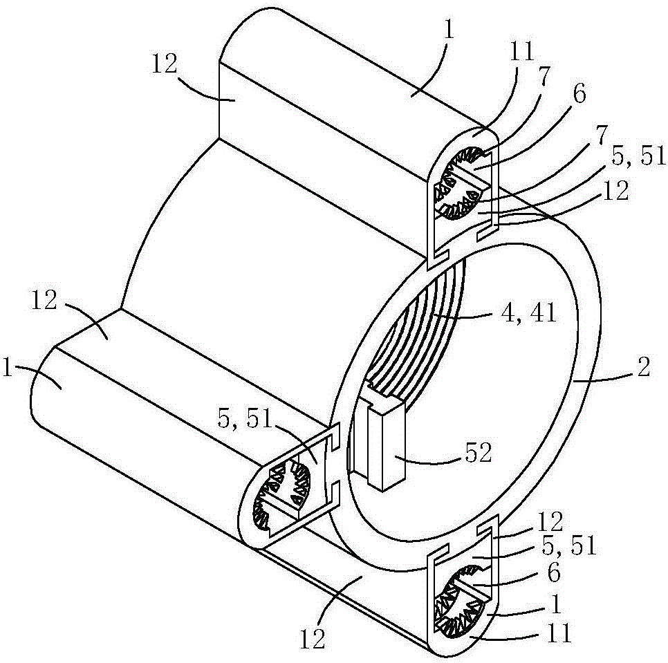 Connecting wire clamp for electric line