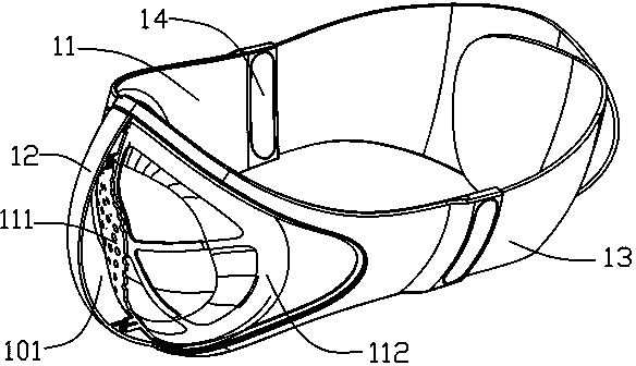 Active air feeding type dustproof mask