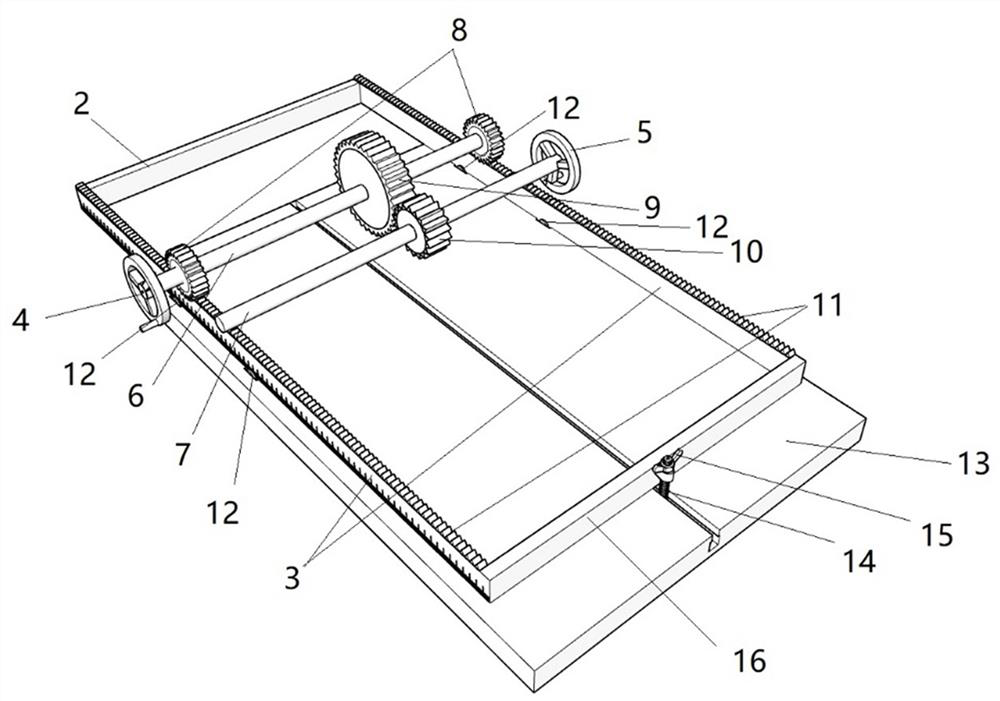 An adjustable stop ruler for machine tool cutting positioning