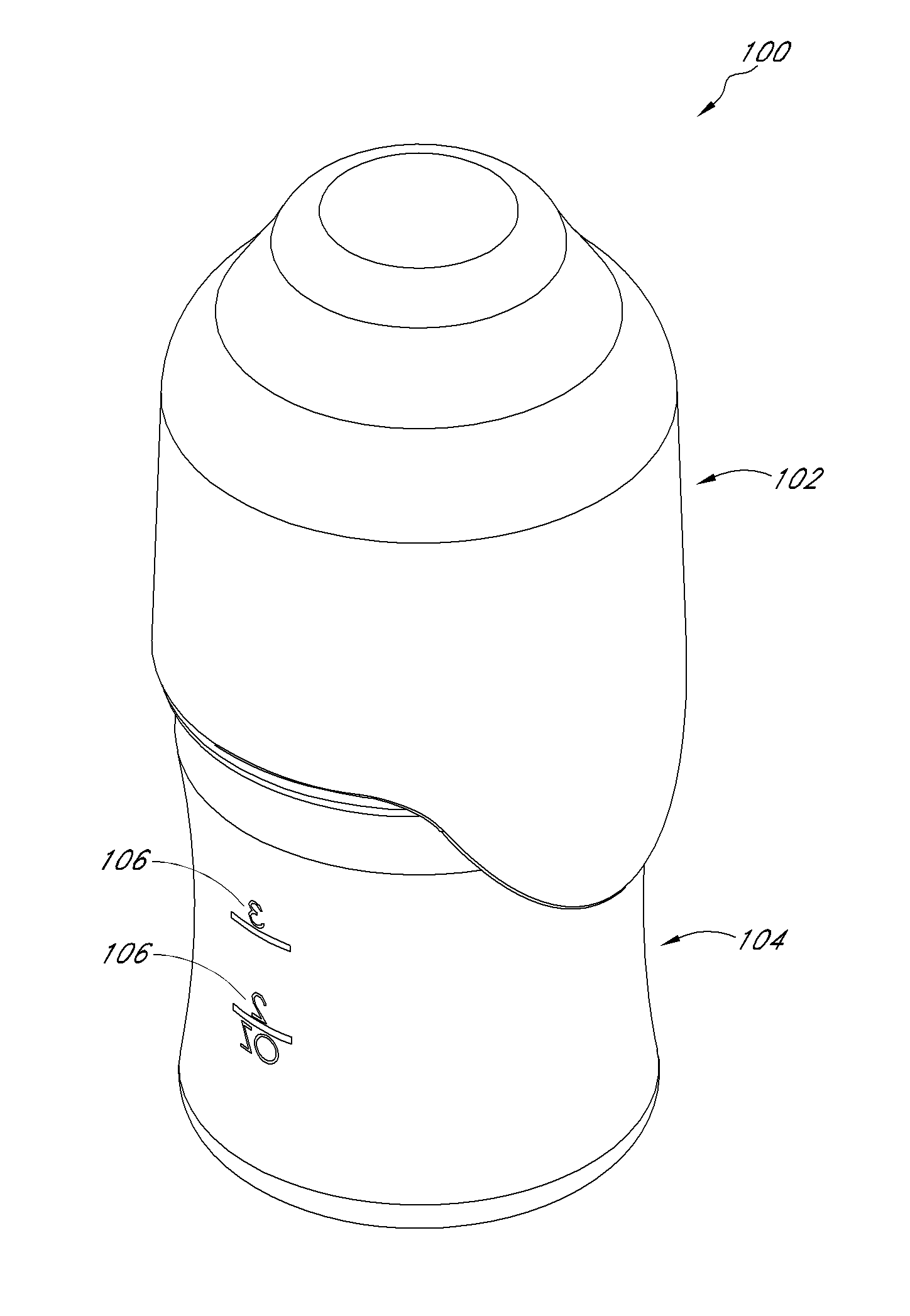 Plastic-free device for fluid storage and delivery