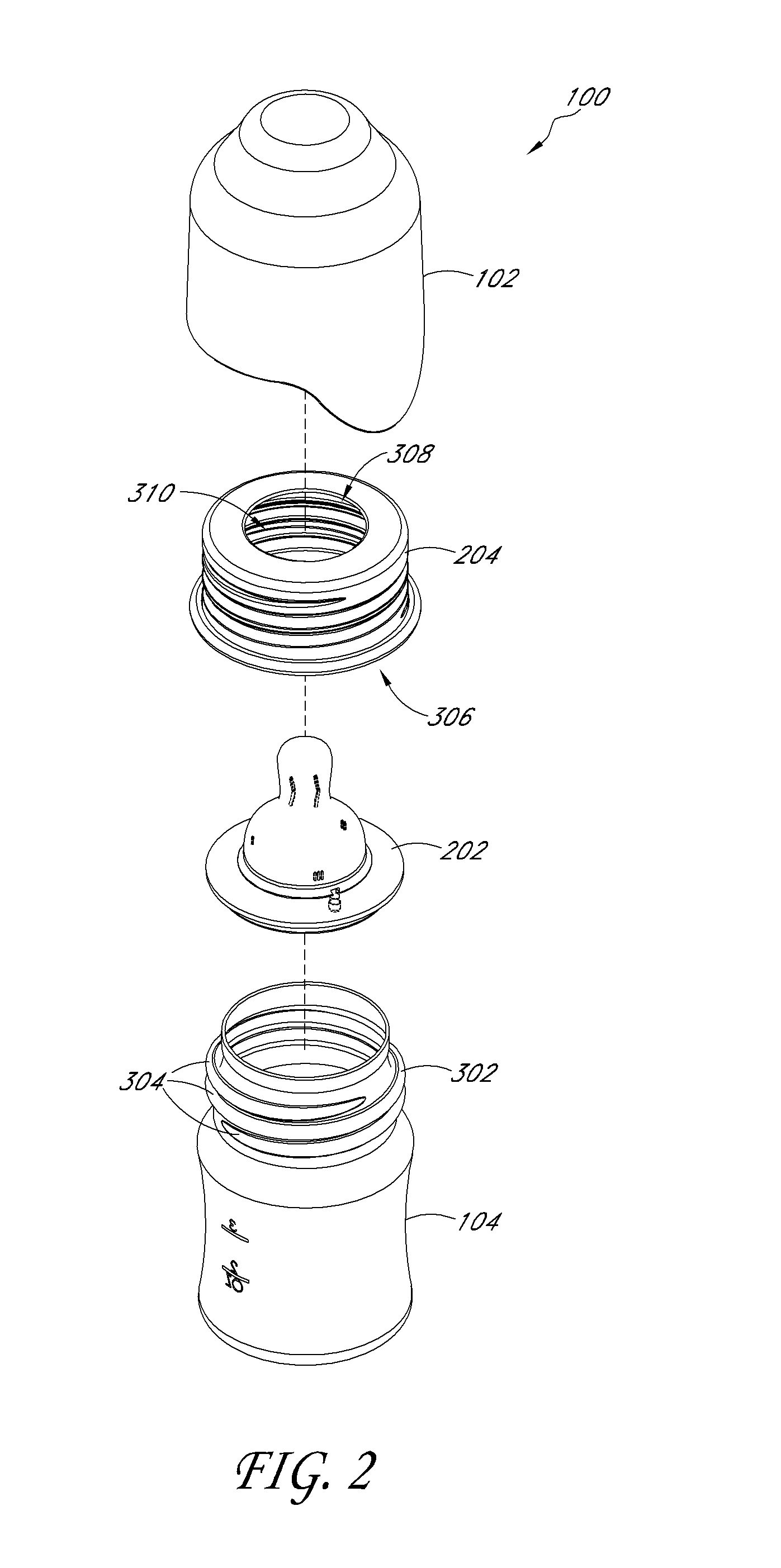 Plastic-free device for fluid storage and delivery