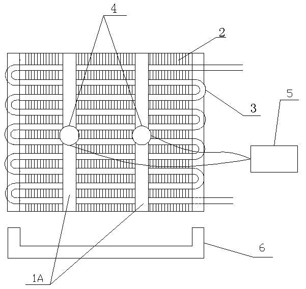 Device for inhibiting frost formation of evaporimeter by supersonic vibration