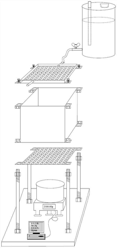 Apparatus and method for fine measurement of new plant root system improving soil infiltration effect