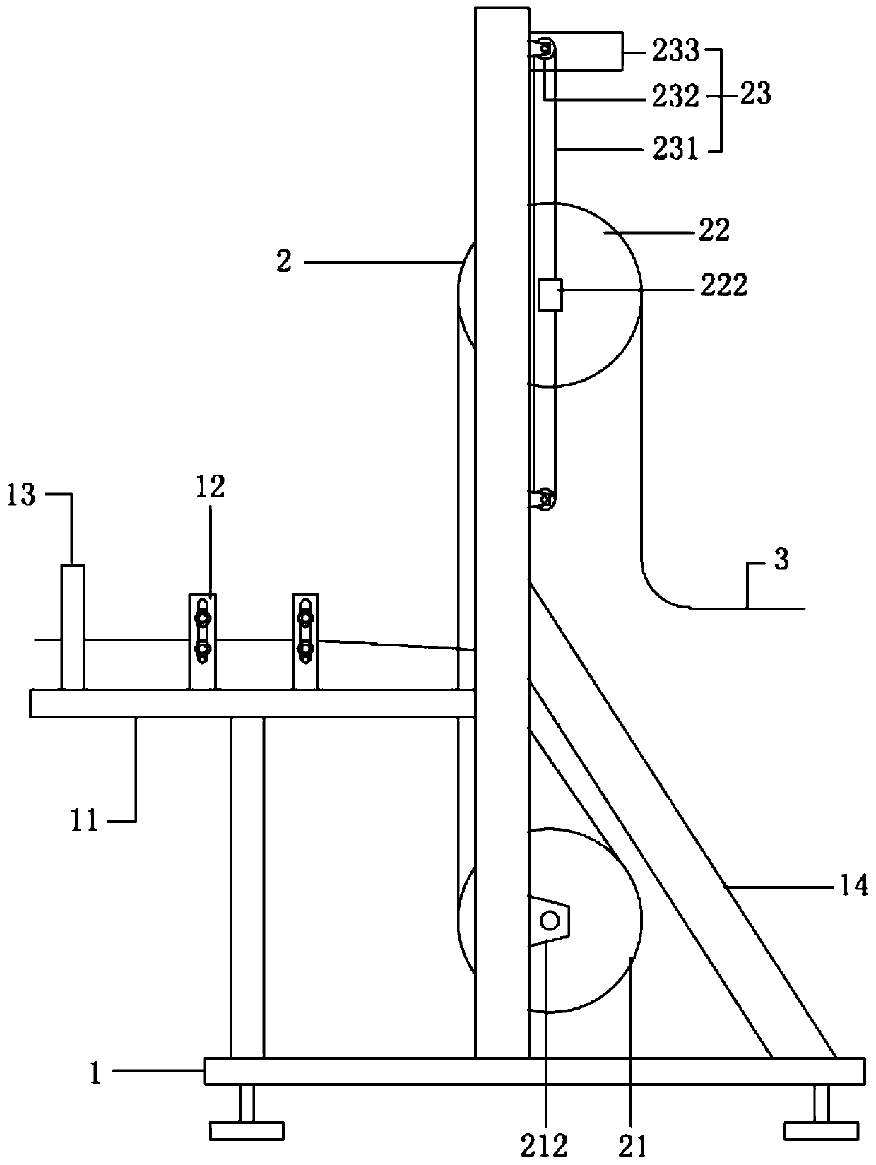 Carrier tape buffering machine with compact structure