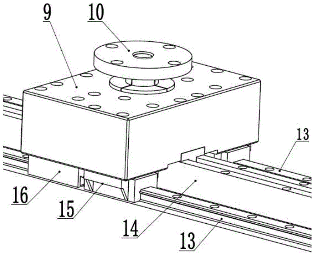 Macro and micro two-stage driving precision positioning mechanism