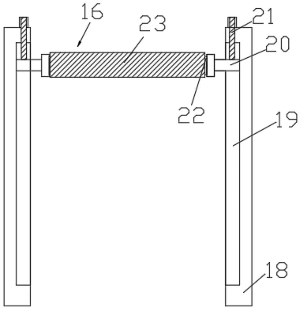 Surface paint coating device for daylighting tile processing and production