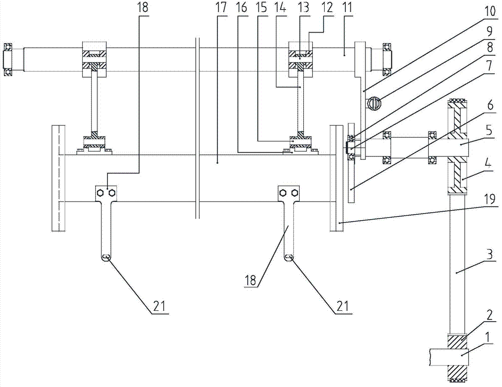 Suspender opening mechanism and plastic woven fabric water-jet loom