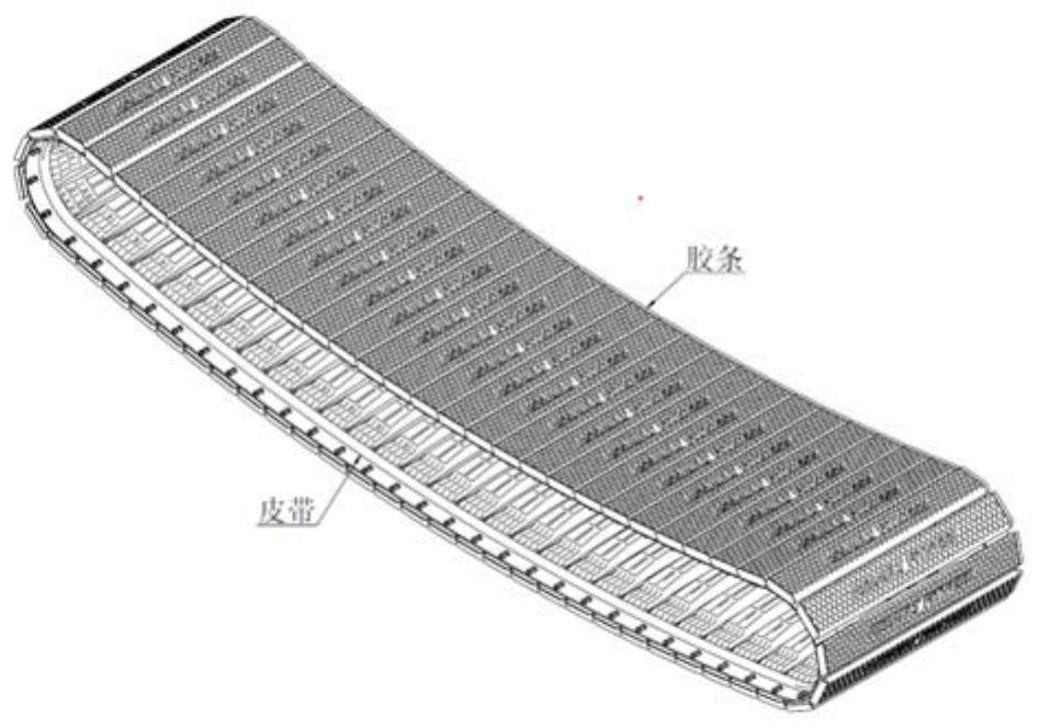 Unpowered treadmill belt stretching matching device and method