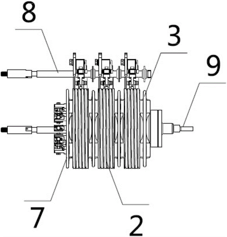 Slip ring brush holder of wind turbine